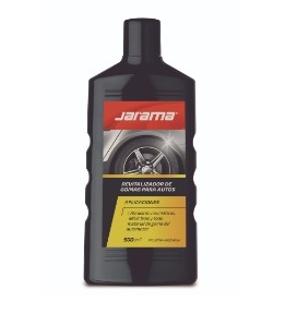 REVITALIZADOR DE GOMAS PARA AUTOS REVICAUCHO Botella x 500 cm3 JARAMA
