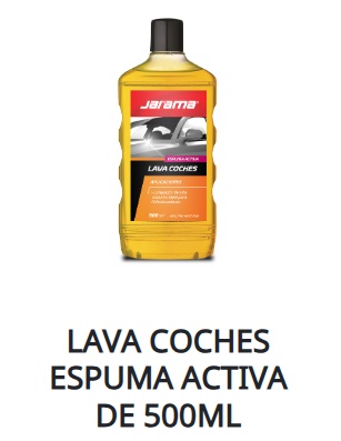 LAVACOCHES ESPUMA ACTIVA Botella x 500 cm3 JARAMA