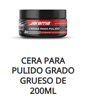 PULIMENTO EN CREMA PARA AUTOS Pote x 200 cm3 JARAMA