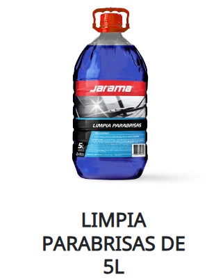 LAVA PARABRISAS - Listo para usar -Bidón x 5 litros –JARAMA
