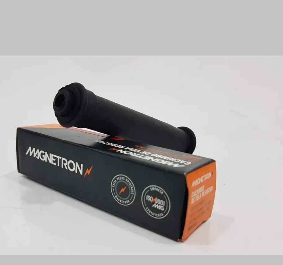 CAPUCHON DE BUJIA RECTO NEGRO MAGNETRON
