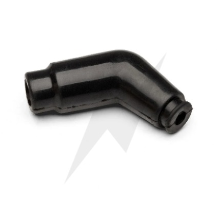 CAPUCHON DE BUJIA CURVO NEGRO MAGNETRON