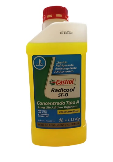 ACEITE CASTROL LIQUIDO REFRIGERANTE ANTICONGELANTE ANTICORROSIVO RADICOOL SF-0 1L