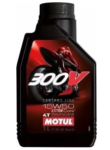 ACEITE MOTUL 300V FACTORY LINE 4T 15W50 1L 101358