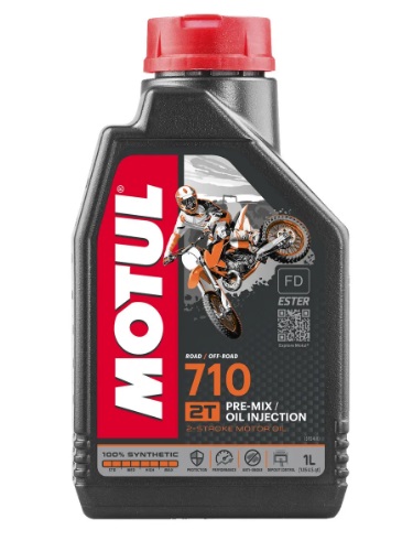 ACEITE MOTUL 710 2T 100% SYN. 1L