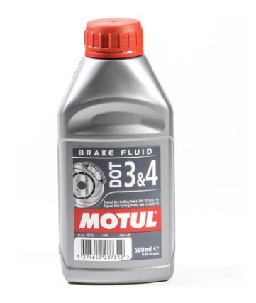 LIQUIDO FRENO MOTUL DOT 3 AND 4 BRAKE FLUID 500ML