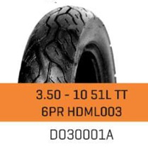 CUBIERTA 3.50-10 51L TT 6PR HDML003 CAMEL / OSAKA DJ-115