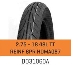 CUBIERTA 2.75-18 48L TT  REINF 6PR HDMA087 CAMEL