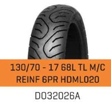 CUBIERTA 130/70-17 68L TL M/C REINF 6PR HDML020 CAMEL