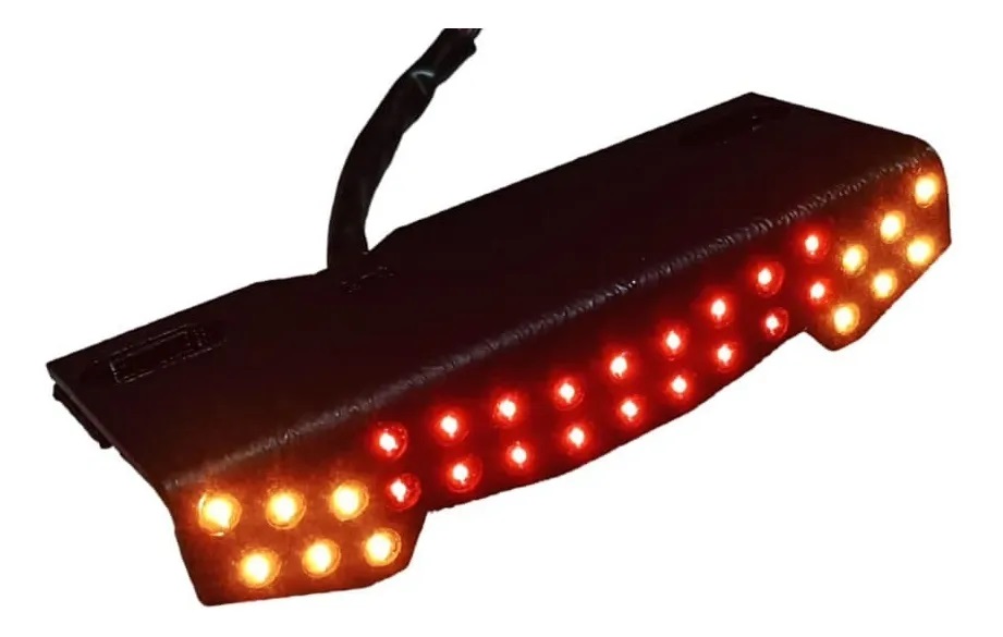 HONDA YAMAHA UNIVERSAL// LED 2 hileras (30 leds) Stop - Posición -Giros