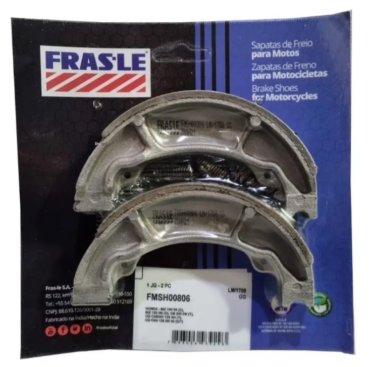 ZAPATA FRENO FRASLE HONDA TWISTER TORNADO BRASIL LH 806