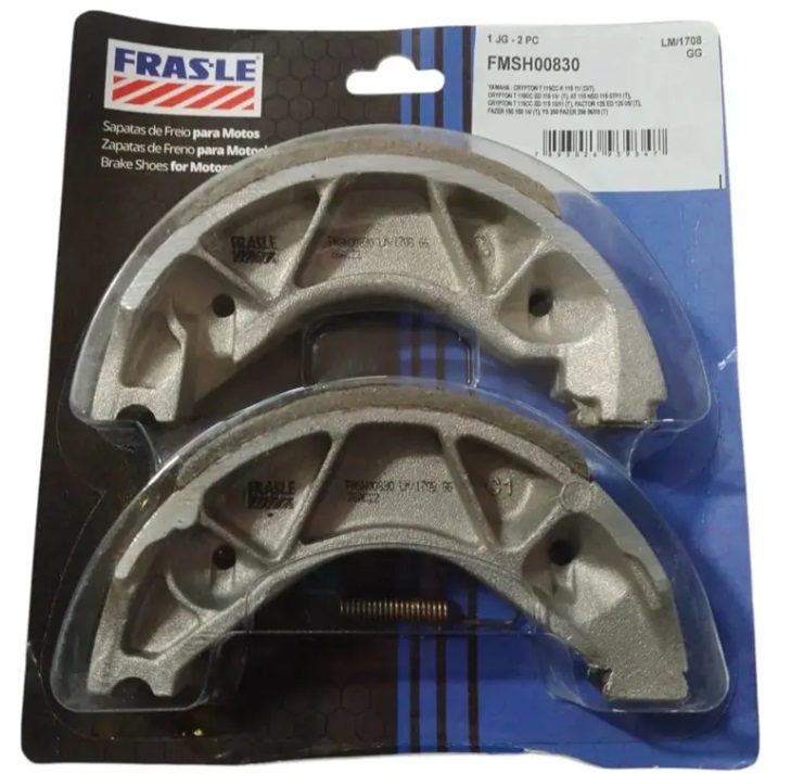 ZAPATA FRENO FRASLE YAMAHA YBR NUEVO FZ CRYPTON NEW